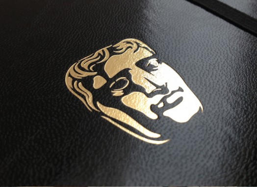 Bafta - Gold foiled notebooks