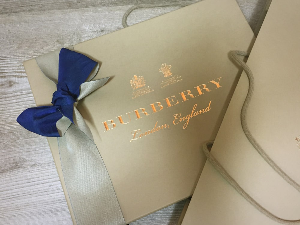 A Burberry Scarf and the Power of Luxury Packaging - Noted in Style