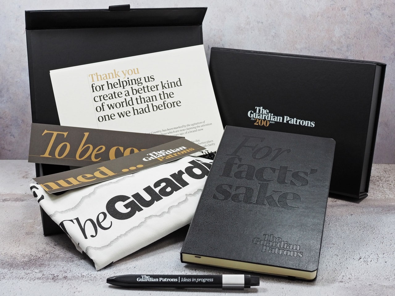 Patron Gift set for The Guardian